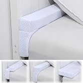 BALAPET Flodable Pillow for Headboard Gap,Bed Gap Filler Queen Size,Adjustable Bed Wedge Pillow for Headboard,Rectangular Bed Gap Filler,Foam Mattress Gap Filler(White,King)