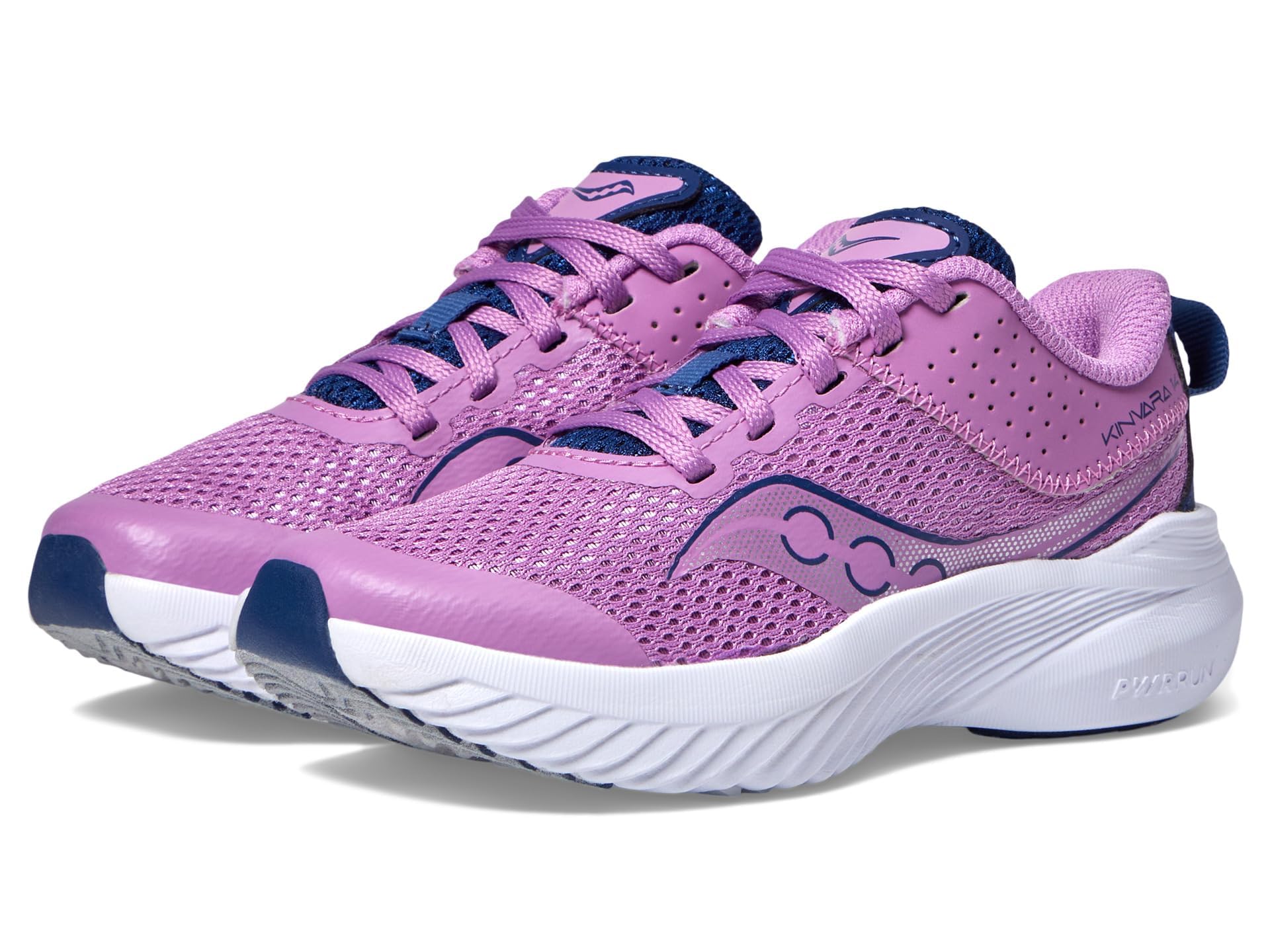 Saucony Kinvara 14 Lace to Toe Sneaker, Purple, 12 US Unisex Big Kid