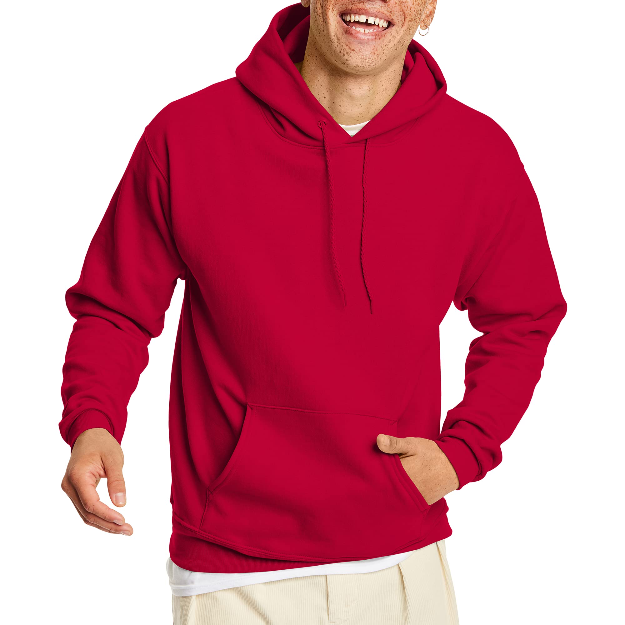 Hanes mens Hoodie, Ecosmart Fleece Hoodie, Hooded Sweatshirt for Men