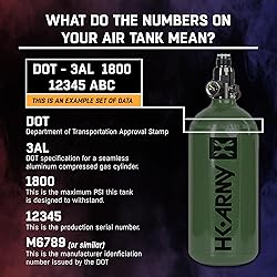 HK Army 48ci/3000psi Aluminum HPA Tank w/Neoprene