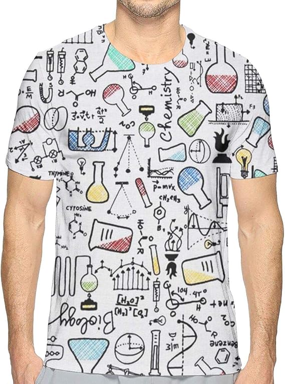 Amazon Co Jp Tシャツ メンズ 化学の実験 半袖 カジュアル 丸襟 ゆったり 柔らかい 快適 かっこいい 夏服 服 ファッション小物
