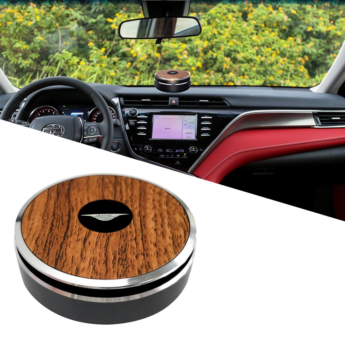 Car Air Freshener, UFOShaped Dashboard Perfume Holder Car Air Freshener, UFOShaped Dashboard Perfume Holder