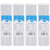 4x Compatible with Everpure CGS-10 EV910010 Activated Carbon Block Filter | Universal 10 inch Filter Compatible with EVERPURE CGS-10 SINGLE SERIES 10" HOUSING