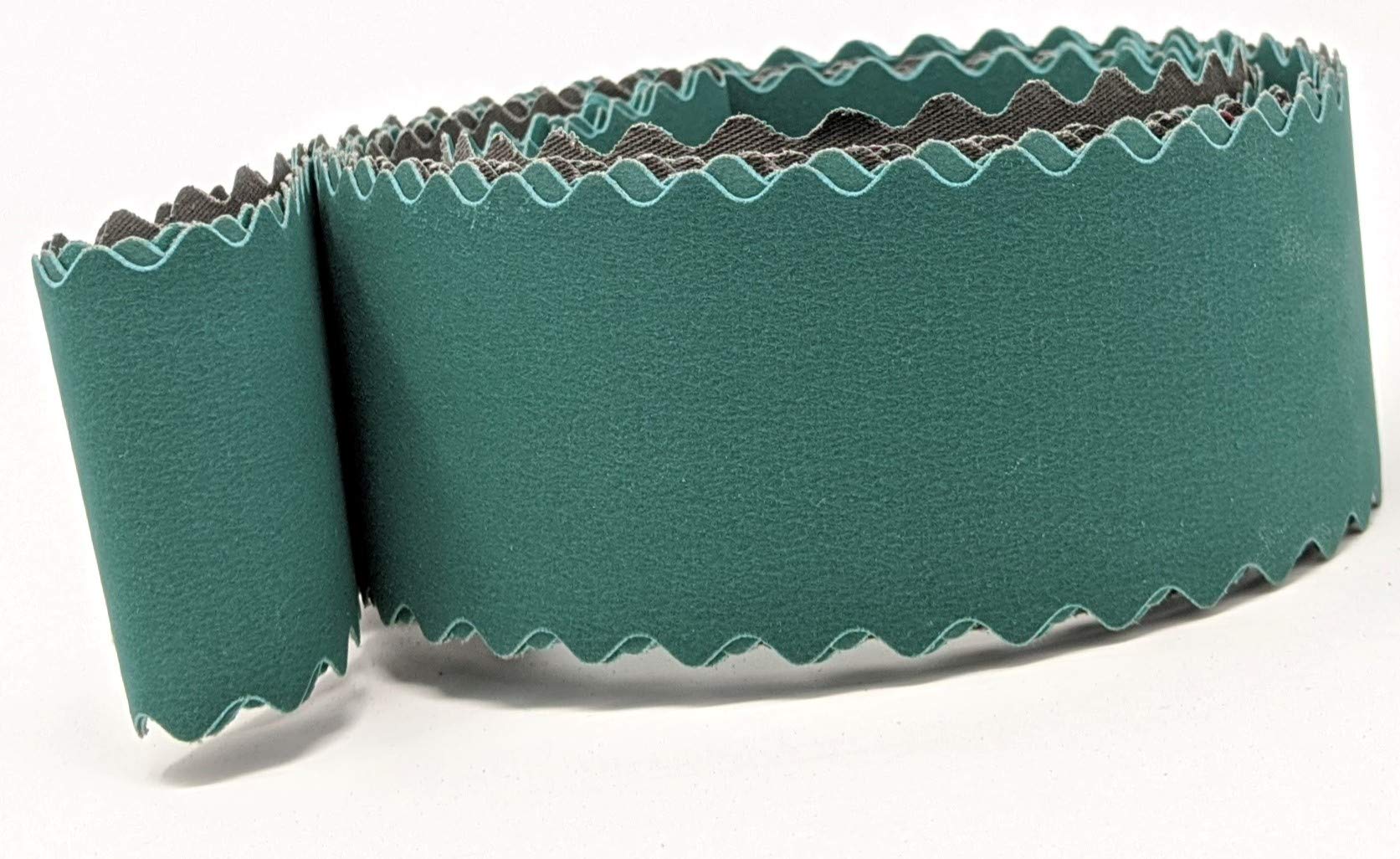 2X72 Knife Maker's Scalloped Edge Sanding Belts Extra Flexible Finishing Belts Fit 2X72 Belt