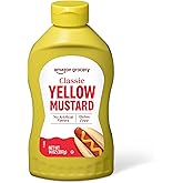Amazon Grocery, Classic Yellow Mustard, 14 Oz (Previously Happy Belly, Packaging May Vary)
