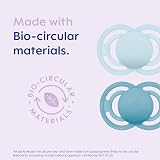 MAM Perfect Soothers 6-18 Months 2 Pack with Self Sterilising Case Blue/White view 8