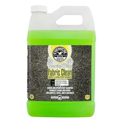 Chemical Guys CWS203 Foaming Citrus Fabric Clean Carpet & Upholstery Cleaner (Car Carpets, Seats & Floor Mats), Safe for Cars, Home, Office, & More, 128 fl oz (1 Gallon), Citrus Scent