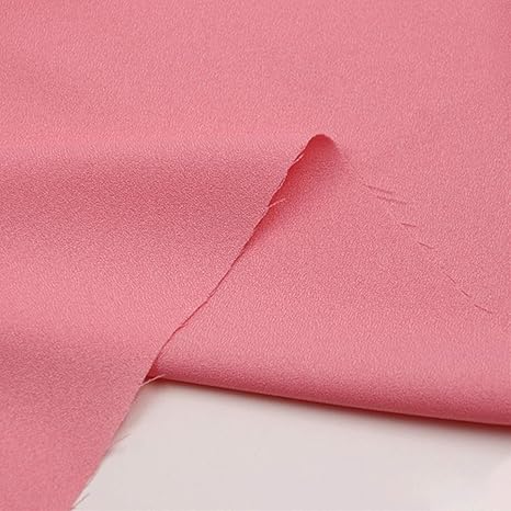 Amazon Co Jp Sqinaaシフォン生地両面リネン糸あらゆる種類の高級服に適したワイドレッグパンツ100x150cm Dark Pink ホーム キッチン