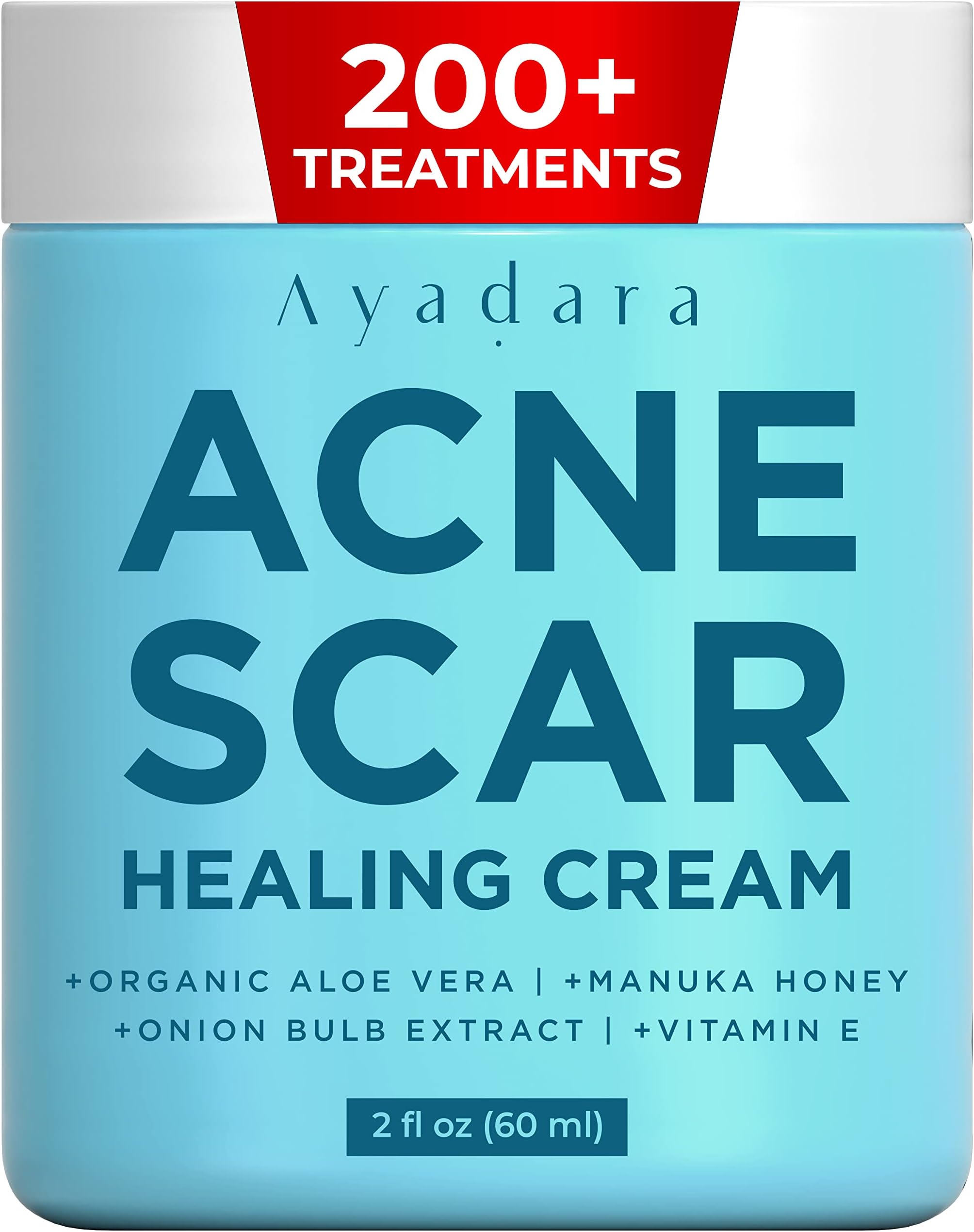 Ayadara Acne Scar Healing Cream, 2 fl oz, Acne Scar Treatment for Face