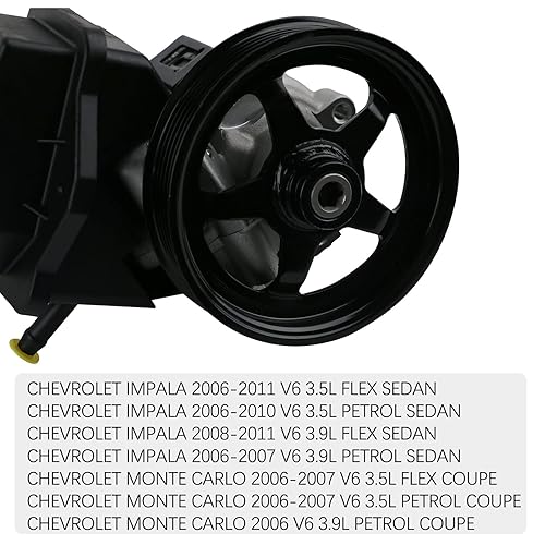 Power Steering Pump W/ Pulley For Chevrolet Impala Monte Carlo 20-69989 For Sale - EmgCarTech - View #2