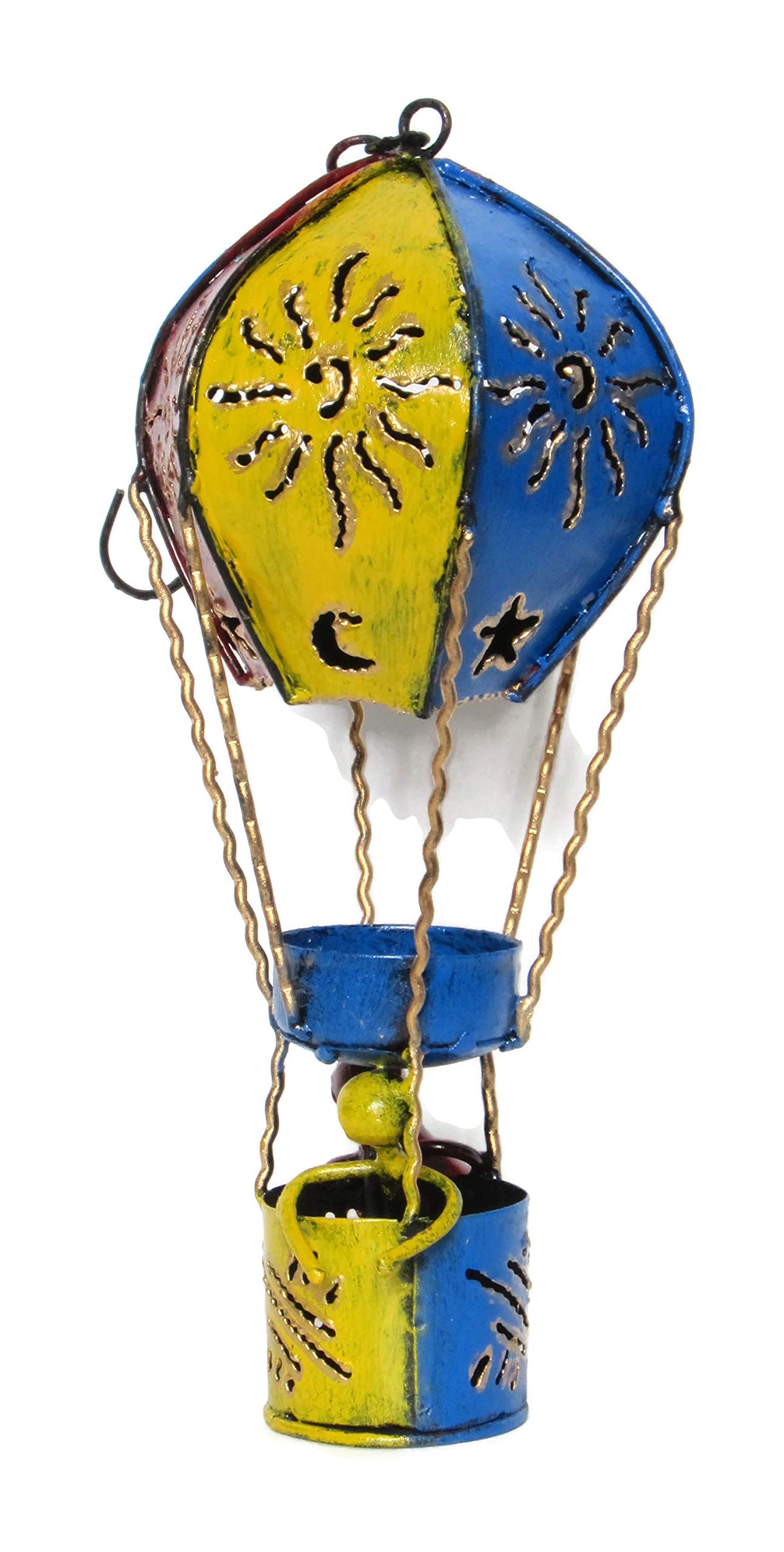 Brave Wings Hand Crafted and Painted - Metal Air Balloon - Ornament Sculpture Unique Decoration Home Decor Gift for Christmas - 1950
