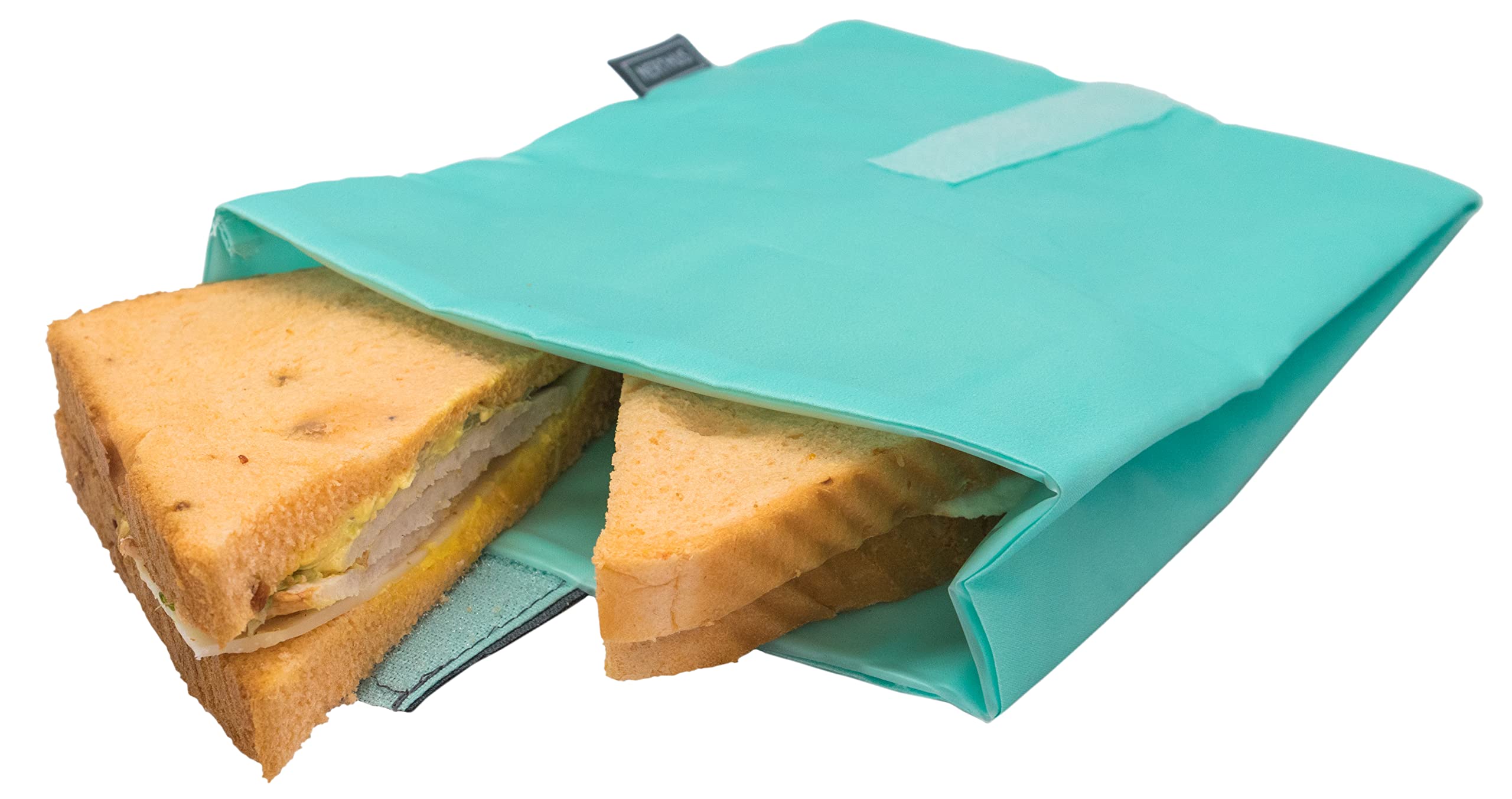NERTHUS FIH 872 Sandwich Bag XL Reusable Eco-friendly Turquoise, Adaptable, Easy to Clean and Washing Machine Safe
