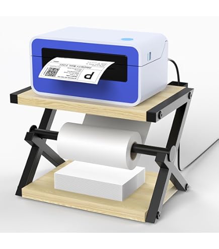 Shipping Label Roll Holder, Fan Fold Labels Sticker Roll Holder - View #4