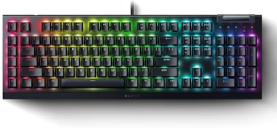 Razer BlackWidow V4 X Green Switch Mechanical Keyboard US Layout Black