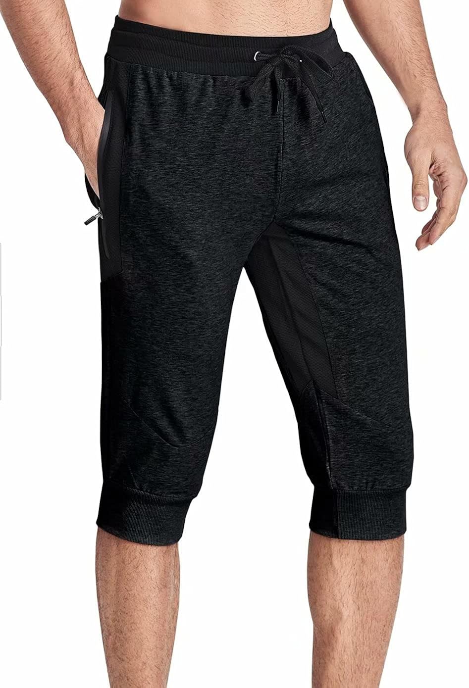 FASKUNOIE Mens Running Shorts Lightweight Quick Dry Elastic Waist