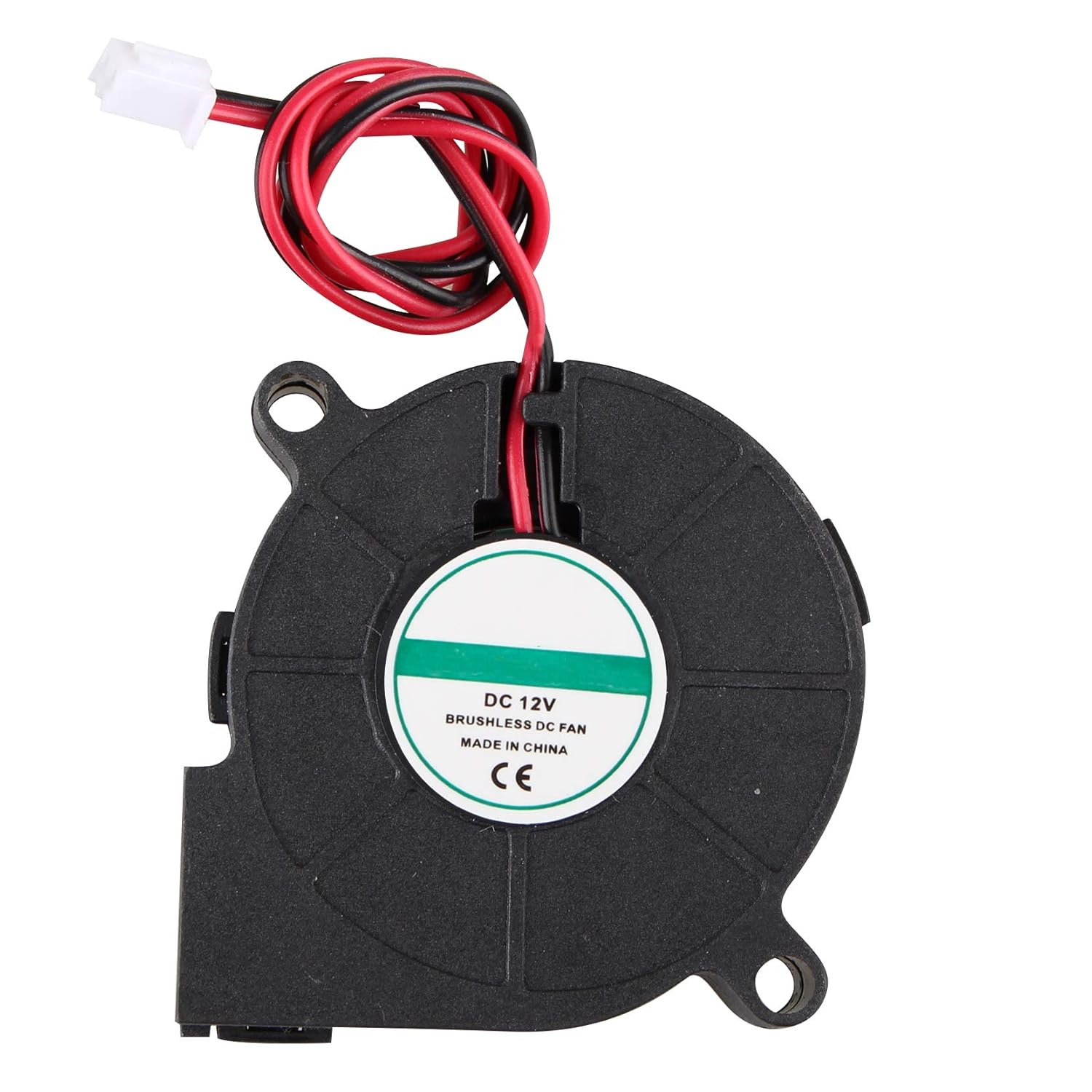 Jopto 6Pcs 3D Printer Cooling Blower Fan DC 12V 50 x 50 x 15mm 5015 Blow Radial Cooling Fan 2Pin Accessories Hot End Extruder Compatible with RepRap i3 3D Printer Cooler Heat Sinks - Image 3