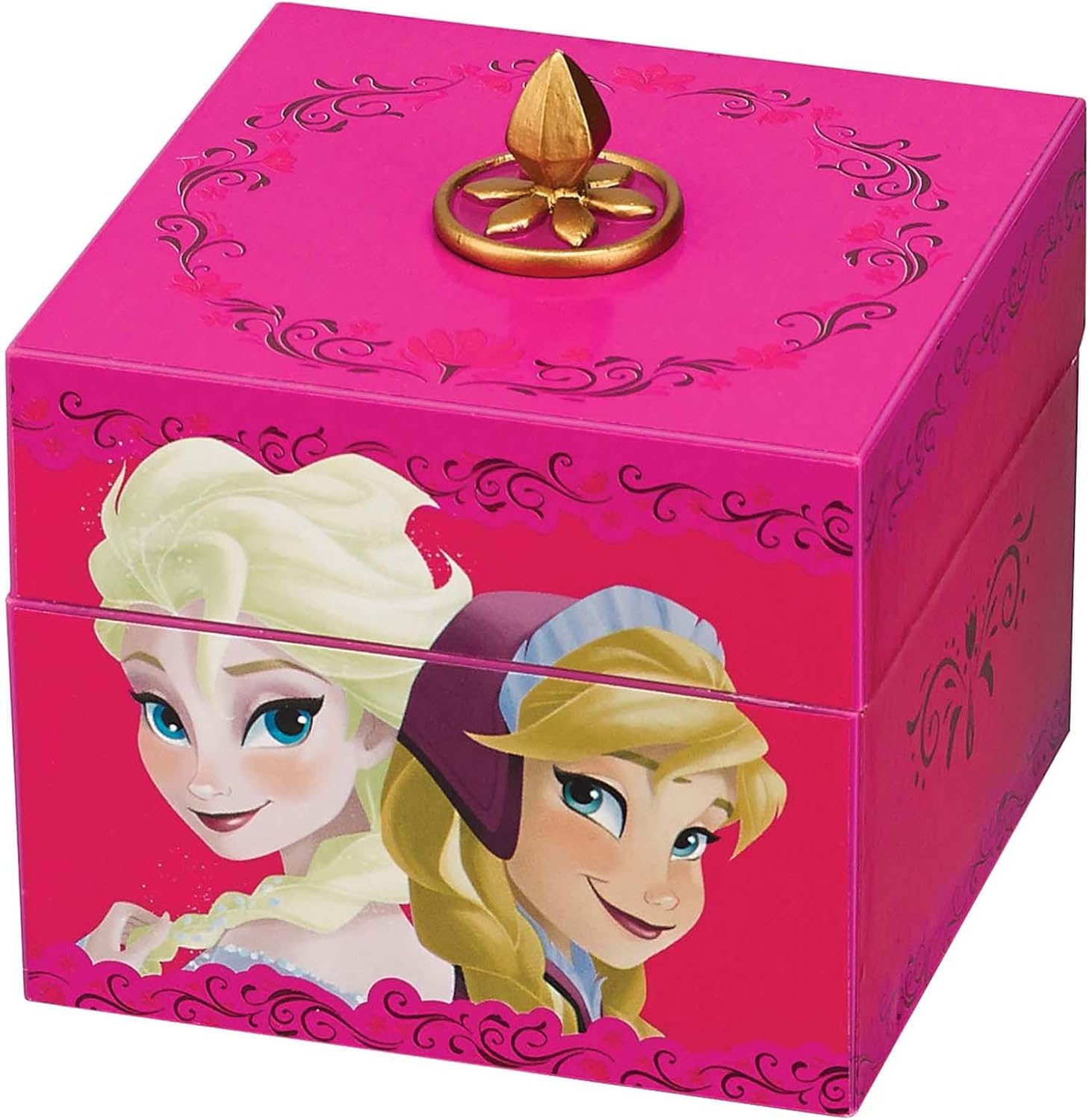 Disney Frozen Anna & Elsa Pink Keepsake Caja de Música: Amazon.es: Juguetes y juegos