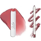Julep The Perfect Pair 2pc Set It's Balm Tinted Lip Balm Dusty Orchid Shimmer and With a Trace Retractable Creamy Long-Lasting Lip Liner, Antique Rose