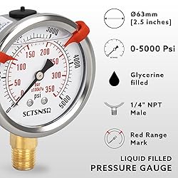 SCTSNSR 0 to 5000 Psi Hydraulic Pressure