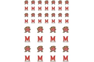 FANATIC GROUP Maryland Terrapins Small Sticker Sheet - 2 Sheets