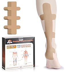 Kinesiology Tape for Achilles Tendon, KTQUICK 12