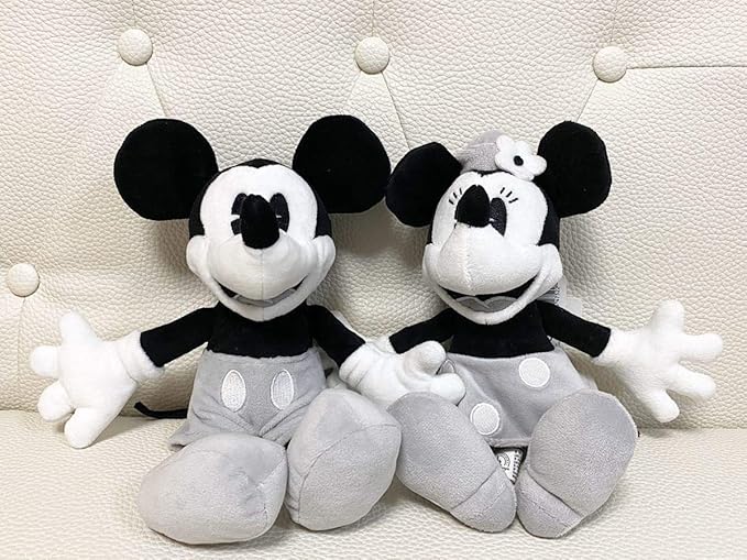 Amazon 海外 ディズニー Wdw ディズニーワールド ぬいぐるみ ミッキー ミニー 白黒みっきー でぃずにー ねずみ ぬいぐるみ ホビー