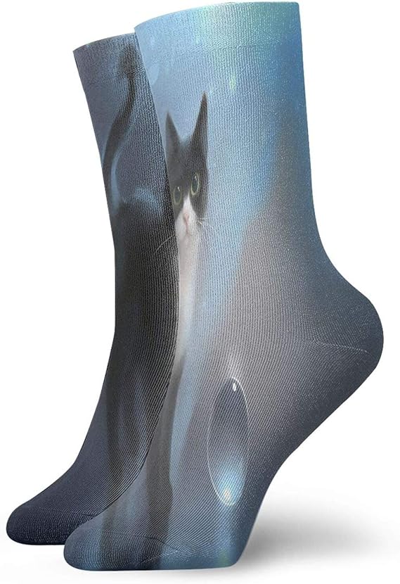 かわいいタキシード猫 靴下 スポーツ靴下 ランニング靴下 トレーニング靴下 ハイキング用のスポーツアンクルソックスパフォーマンスコットンパッド入りカラーソックス ソックス 通販 Amazon