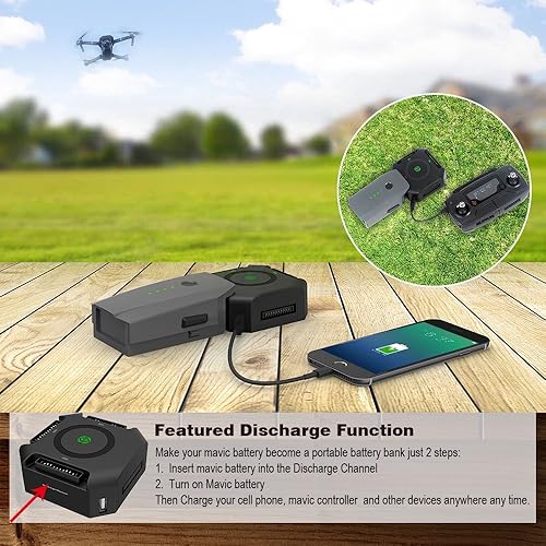 Smatree Battery Charger Compatible for Mavic Pro/Platinum, Mavic