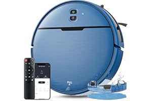 IMARTINE Robot Vacuum and Mop Combo, 2 in 1 Mopping Robot Vacuum Cleaner Compatible with WiFi/App, Robotic Vacuum Up to 2300Pa Suction, Self-Charging, Slim, Ideal for Hard Floor, Pet Hair, Low Pile Carpet