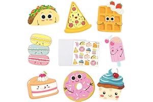 DAZONGE 32-Count Valentines Day Cards for Kids School | 8 Assorted Designs of Valentines Cards with White Envelopes & Strawberry Scented Stickers for Class School Valentine’s Parties Exchanges
