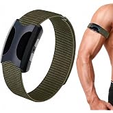 Oanux Nylon Loop Arm Band Compatible with Apollo Neuro Ankle Band/Polar Loop, Hook and Loop Breathable Soft Bicep Strap Replacement for Fitness Tracker Women Men