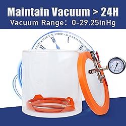 BACOENG 3 Gallon Vacuum Chamber with 4 CFM Vacuum