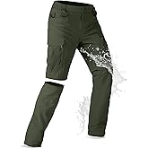 Mens Hiking Pants Convertible Lightweight Quick Dry Zip Off Waterproof Outdoor Travel Fishing Hunting Pants