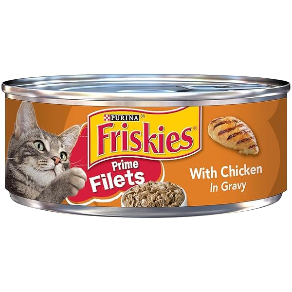 FRISKIES WET CAT FOOD, PRIME FILETS WITH CHICKEN...