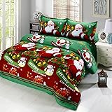 Amazon.com: Christmas Tree Holiday Bedding Set 4pc