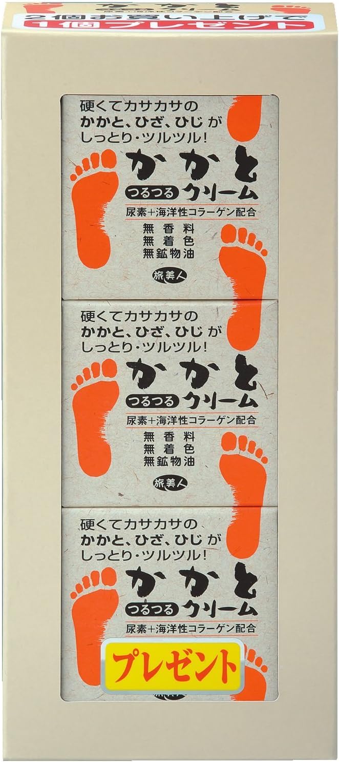 Amazon Co Jp アズマ商事の かかとつるつるクリーム 3個入りセット ビューティー