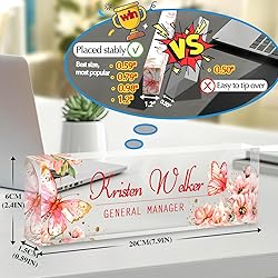 Custom Office Name Plate for Desk - Desk Name Plate