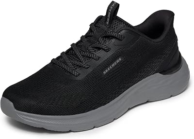 Hombre Garner Slip-In Entrenador, Black Mesh/Synthetic, 42 EU