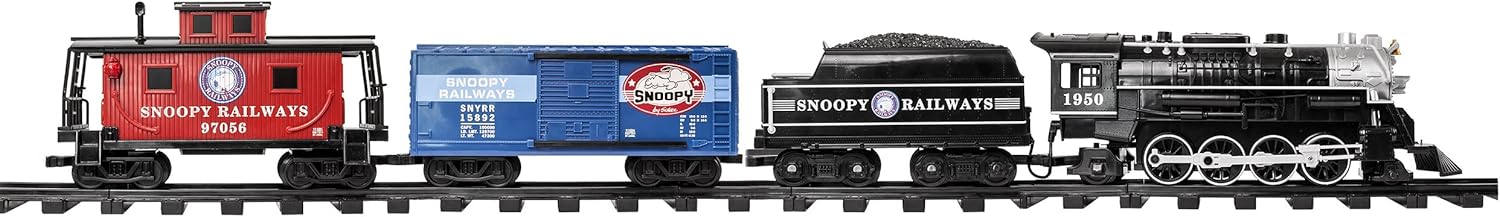 snoopy train set