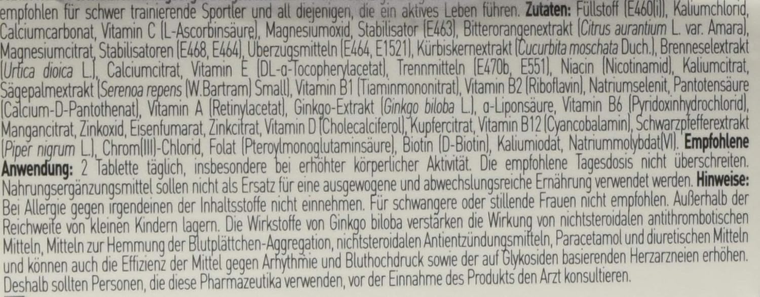 Fa Nutrition Fa Multi Active 60 Tablets Amazon De Drogerie Korperpflege