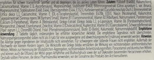 Fa Nutrition Fa Multi Active 60 Tablets Amazon De Drogerie Korperpflege