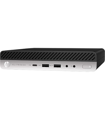 HP EliteDesk 705 G4 Mini Desktop PC | AMD Ryzen 5 PRO 2400GE | 8GB