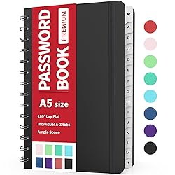 Forvencer Password Book with Individual