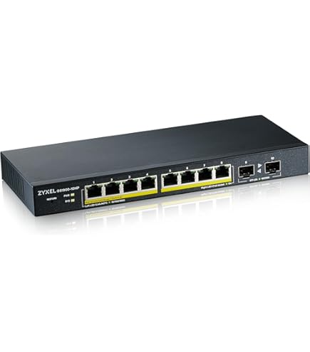 Amazon.com: Zyxel 10 Port PoE Switch | Unmanaged Gigabit Network
