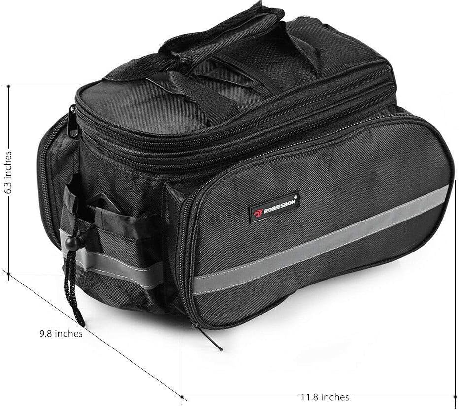 EBike Akku Tasche Gepäckträger Akkutasche Satteltasche Gepäcktägertasche Regen Pedelec Case Bag