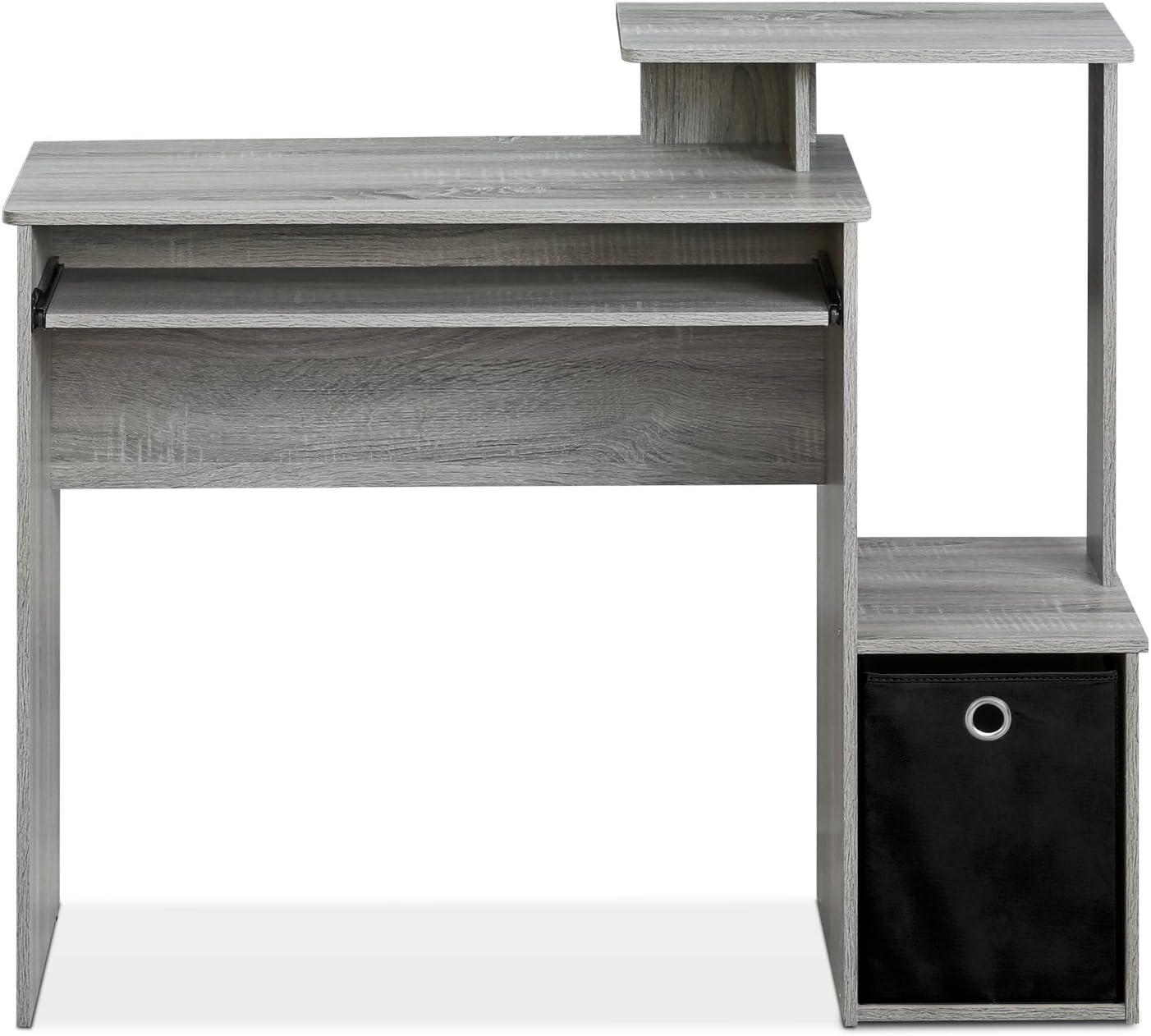 FURINNO Econ Multipurpose Home Office Computer Writing Desk, French Oak Grey: Furniture & Decor