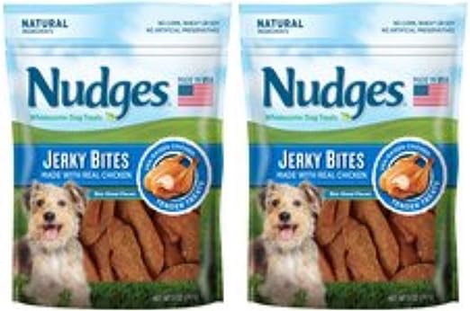 nudges jerky bites