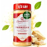 Panacheeza Plant-Based Grated Parmesan Cheese - Vegan &amp; Dairy-Free - 8oz | Made with Cashews, Nutritional Yeast, Garlic Powder, Himalayan Pink Salt &amp; White Vinegar Powder