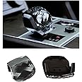 Egreat Crystal Gear Shift Knob Cover Trim Compatible with Land Rover Range Rover Sport/Vogue 2023-2025，VELAR/Discovery 5 2021-2025 Interior Accessories (Black)