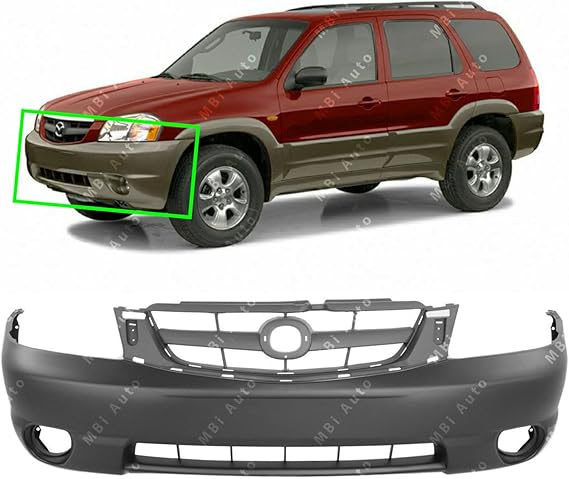 Mbi Auto Primered Front Bumper Cover Fascia For 2001 2004 Mazda Tribute Es Lx 01 04 Ma1000174 Automotive Amazon Com